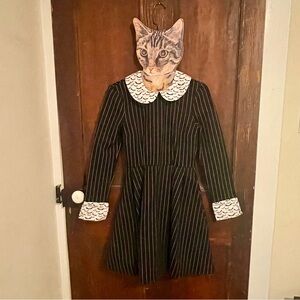 Smak Parlour pinstripe dress HALLOWEEN